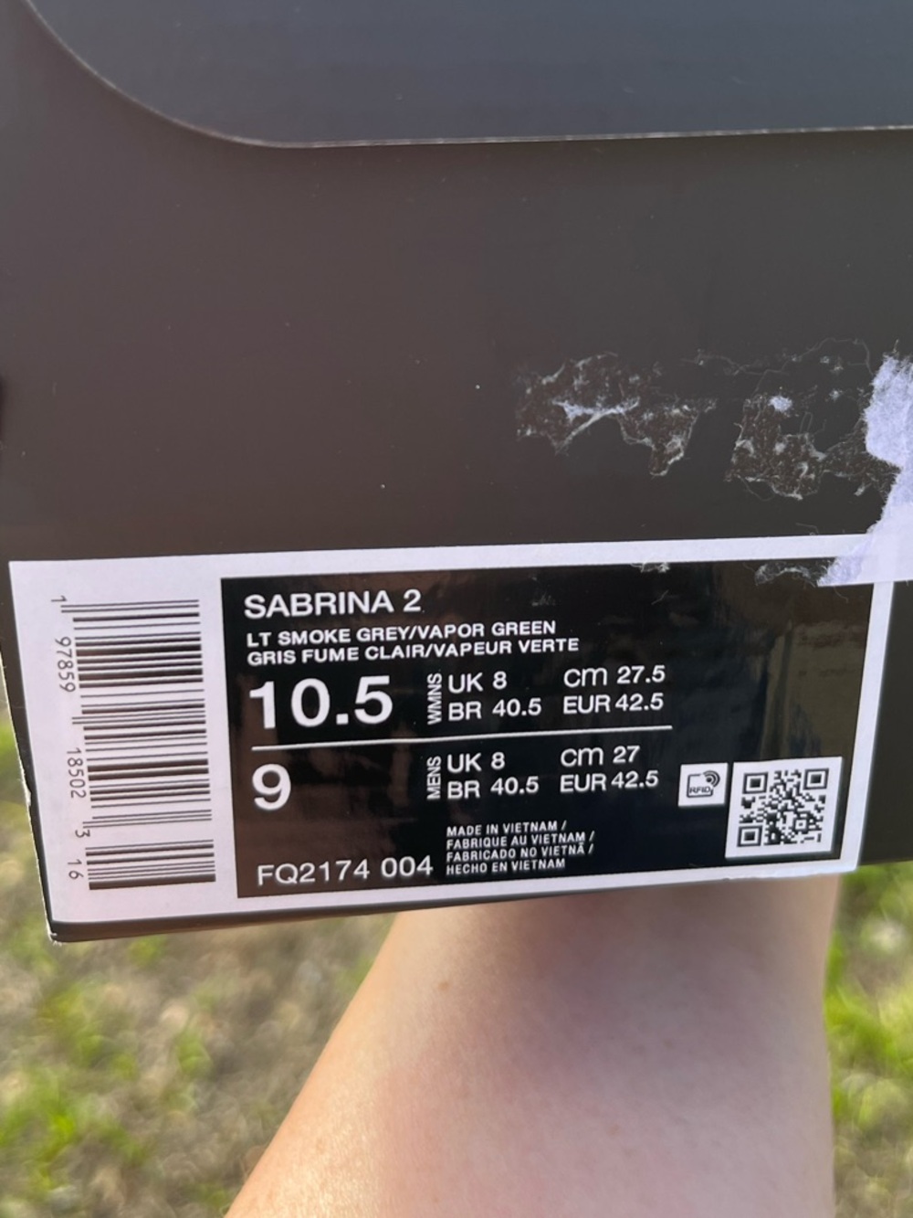 New In Box Nike Sabrina Ionescu LowTop Sneakers in Green & Gray Womans Size 10.5 - Picture 10 of 13